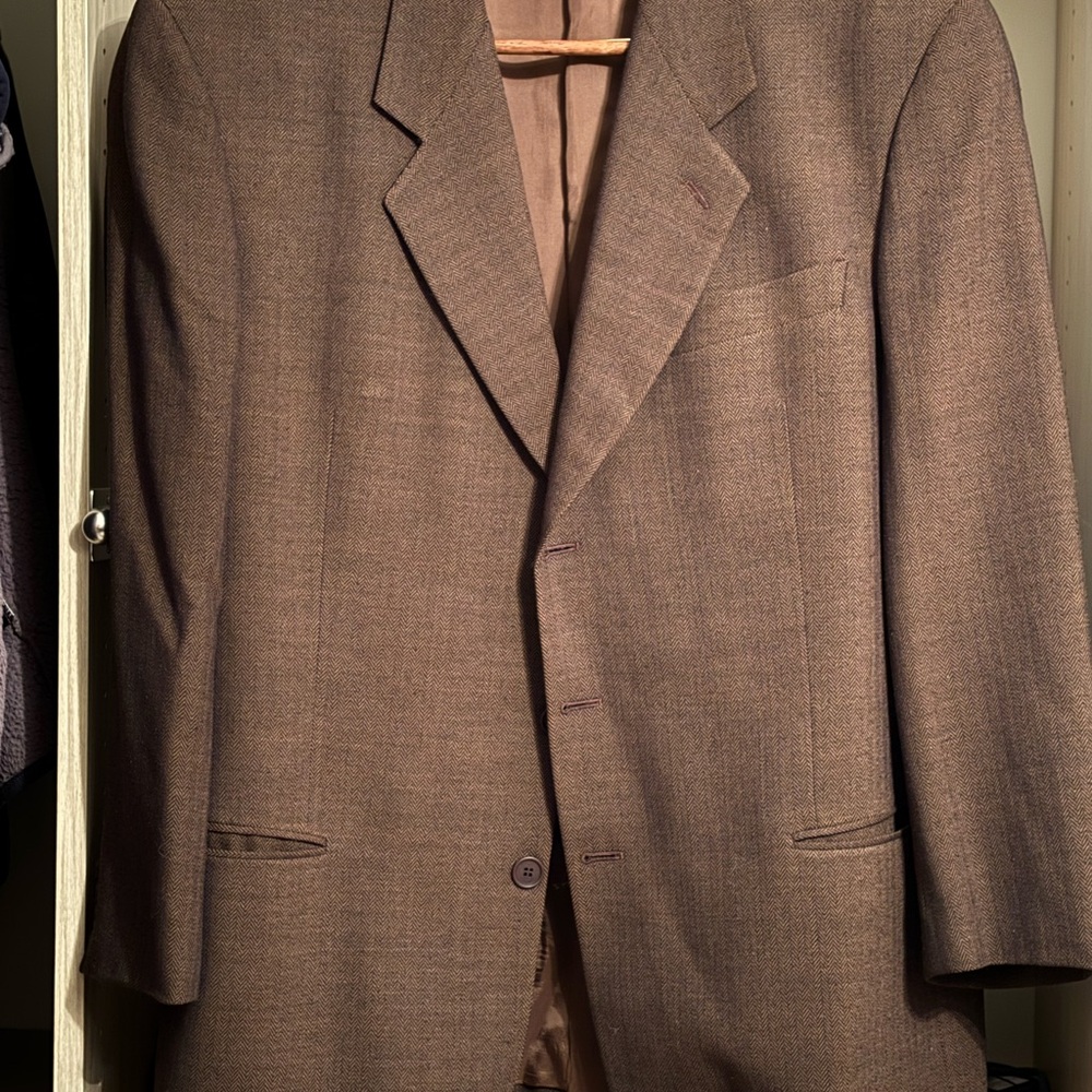Giorgio Armani le Collezioni wool silk blend sport coat